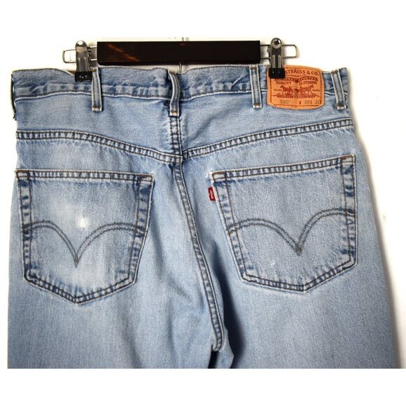 Levi's 550 Red Tab Light Wash Relaxed Fit Jeans - Picture 5 of 15